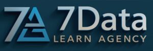 cria uma logomarca 3d com a seguinte nome. 7a 7data learn agency